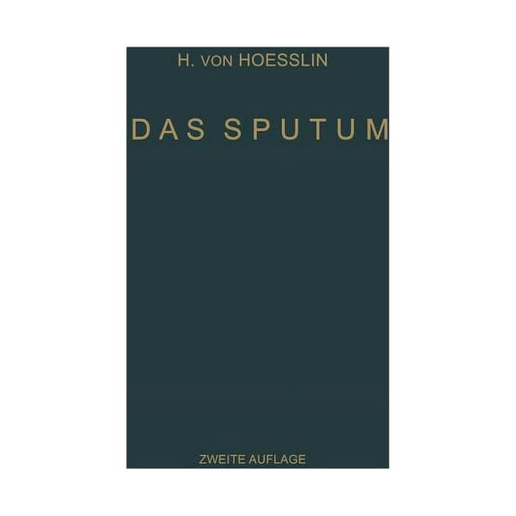 Das Sputum, (Paperback)