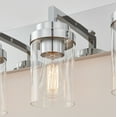 thumbnail image 3 of KAWOTI 5-Light Chrome Vanity Light with Clear Glass Shade, 3 of 7
