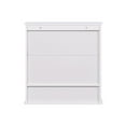 thumbnail image 5 of GZXS Bathroom Cabinet Wall Mounted with Double Mirror Doors, Wood Hanging Cabinet with Doors and Shelves, Bathroom Wall Mirrored Cabinet, White, 5 of 8