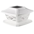 thumbnail image 1 of Aplique de pared solar para exterior con 2 modos de color | Plástico ABS impermeable | Lámpara de pilar para puerta de jardín o patio, ideal para decoración del hogar, 1 of 4