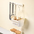 thumbnail image 6 of 1*1 Single Hook Hanging Basket Single Hook Hanging Basket Bathroom Toiletries Underwear Storage Basket Kitchen Onion and Garlic Storage Basket No Punching Storage Storage Hanging Basket, 6 of 6