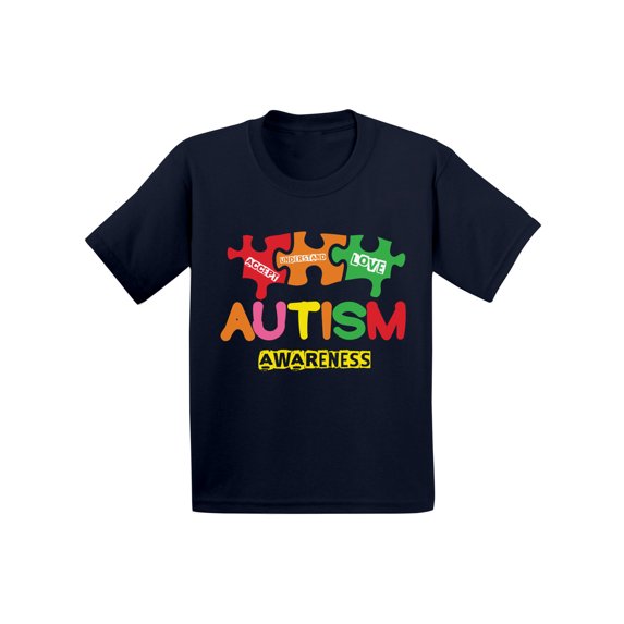 Awkward Styles Autism Awareness T shirts Kids Toddler Support Autism Shirt Toddler Boy Autism Awareness Tshirt for Toddler Girl Autistic Pride Outfit Autism Puzzle Shirts for Kids