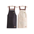thumbnail image 1 of A Black Rainbow Suspender Apron That Is Waterproof, Oil-Proof, Comfortable And Does Not Strangle The Neck, Double Pockets, Home Kitchen, High-End Coff, 1 of 4