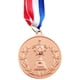 thumbnail image 3 of Medalla Bronce 5 2 Cm Con Cinta para El Cuello Medallas Premio para Competiciones Carreras Fiestas, 3 of 4