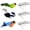 Style3, variant on BESTSKY 3Pcs Flapping Bird Cat Toy,Eco-Friendly Feathers Cat Bird Toy Flapping,Sturdy Design Bird Cat Toy,Style1