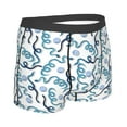 thumbnail image 2 of KLL Hand Drawn Snake Men's Cotton Boxer Briefs Underwear-Small, 2 of 8