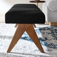 thumbnail image 5 of Modway Lyra 63" Boucle Upholstered Bench in Black, 5 of 9