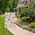 thumbnail image 2 of Yayeee Garden Flag 28"x40" Double Sided Outdoor Yard Lawn Holiday Decorations, Birds and Teapots, 2 of 6