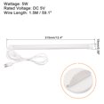 thumbnail image 2 of Uxcell 14.7 Inch Under Cabinet Light USB Desk Reading Strip LED Stick on Lamp Bar, Natural, 2 of 5
