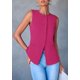 thumbnail image 5 of Chaleco PRETTYGARDEN 2025 sin mangas con botones rojo rosa XL, 5 of 8