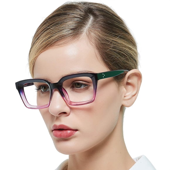 MARE AZZURO Lunettes de Lecture pour Femmes Élégantes Lunettes de Lecture Durables 0 1.0 1.25 1.5 1.75 2.0 2.25 2.5 2.75 3.0 3.5 4.0 5.0 6.0 (Violet, 400)