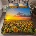 thumbnail image 3 of 3D Sunflower Field Quilt Cover Set Bedding Set Pillowcases 101, 3 of 3
