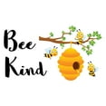 thumbnail image 2 of Children Bee Kind Cute Animal Wall Decal Decoration Bee Kind Motivated Quote Vinyl Wall Decal Lasts Years and Easily Removable - Size: 40 In(W) x 24 In(H), 2 of 5