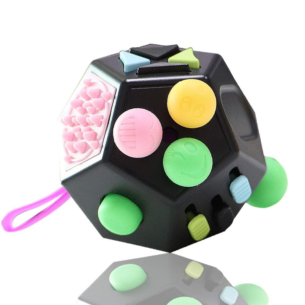 Perioperativ periode svimmelhed Forklaring VCOSTORE 12 Sided Fidget Cube, Dodecagon Fidget Toy for Children and  Adults, Stress and Anxiety Relief Depression Anti for All Ages with ADHD  ADD OCD Autism (Black) Black - Walmart.com