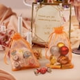 thumbnail image 7 of Wiomeask 100 Pack 4x6 Inch Yellow Mesh Drawstring Gift Bags for Jewelry, Candy, Wedding Favors, Christmas, 7 of 7