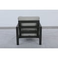 thumbnail image 3 of Atlantis Aluminum Frame Club Chair in Brown with Beige/Off White Cushion, 3 of 5