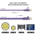 thumbnail image 3 of SF Cable Cat6A UTP Slim Ethernet Cable, 50 feet - Purple, 3 of 3