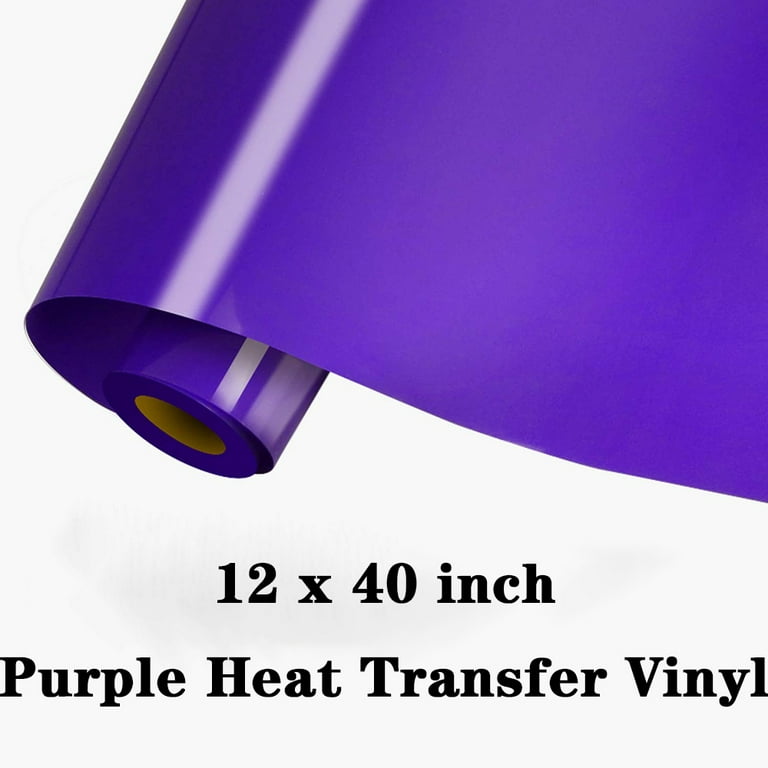 HTVRONT HTV Heat Transfer Vinyl Bundle (12 Pack) - 12 Inch by 5 Feet HTV  Vinyl Rolls, Easy to Cut Iron on Vinyl for Cricut & Cameo, Easy to Weed  Heat
