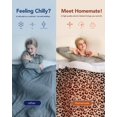 thumbnail image 3 of Electric Heated Blanket Homemate Full Size 180x210cm 10 Heat, 3 of 7