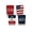 B, variant on Patriotic Chair Covers Set with Independence Day Theme, Four-Piece Decor Collection for Dining Room and Party Decorations, Festive Chair Back Covers for Holiday Celebrations and Gatherings