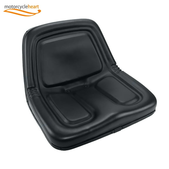 Black High-Back Lawn Mower Tractor Seat Replacement TM333BL Universal