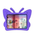thumbnail image 4 of ELEHOLD Cute Kids Case for iPad 9th/8th/7th Generation 10.2" (2021/2020/2019) / Air 3rd Gen/Pro 10.5 Kids Friendly EVA Butterfly Design Kickstand Heavy Duty Rugged Shockproof Protective Case,Purple, 4 of 6