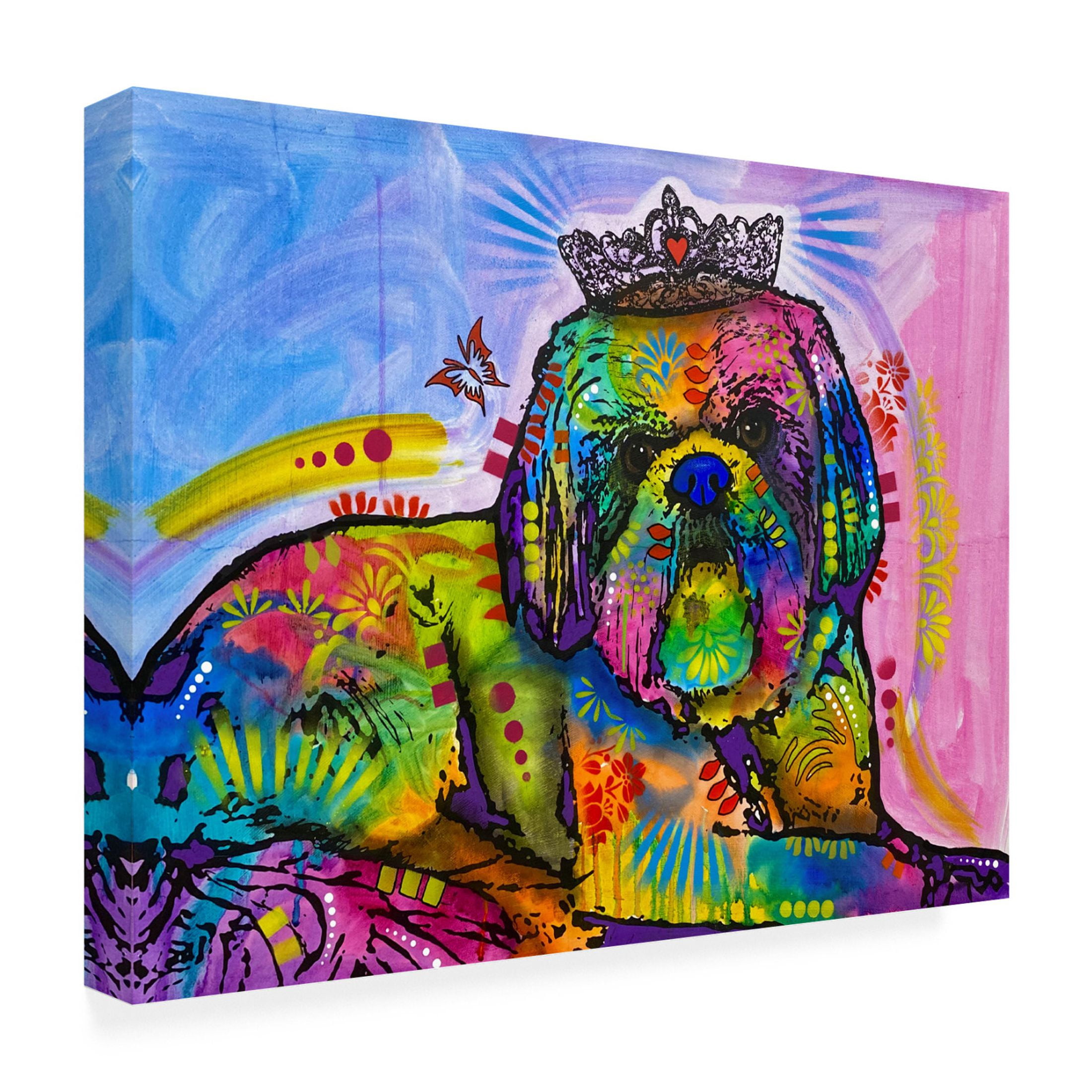 Canvas Wall Art - Dean Russo 'Princess Buttercup' Wall Art for Living Room, Bedroom, or Office Décor by Trademark Fine Art - 47 x 35 Inches