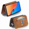 thumbnail image 3 of For Xiaomi Poco M6 Pro 5G / Redmi 12 4G / 5G (Global) Case Cross Texture Leather Detachable Magnetic, 3 of 5