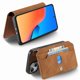 thumbnail image 3 of For Xiaomi Poco M6 Pro 5G / Redmi 12 4G / 5G (Global) Case Cross Texture Leather Detachable Magnetic, 3 of 5