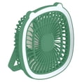 thumbnail image 1 of Fiudx Ofertas Y Liquidación Mini Ventilador De Carga Usb Dos En Uno Montado En La Pared Con Luz Nocturna Y Ventilador Silencioso De 3 Velocidades A La Moda De Escritorio, 1 of 7