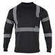 thumbnail image 2 of Camiseta VENDACE 3XL negra reflectante de manga larga de seguridad, 2 of 6