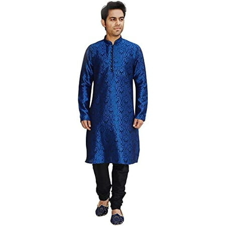 

Royal Kurta Men s Jacquard Silk Floral Kurta Pyjama