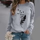 thumbnail image 1 of Puntoco invierno mujer Casual manga larga tops señoras Navidad estampado sudadera blusa Puntoco Puntoco-6849, 1 of 2