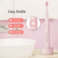thumbnail image 4 of Dsseng Electric Toothbrush with 5 Modes & 4 Brush Heads for Adults Kids  Magnetic Base Charging  Battery Life for 60+ Days Using  Smart Timer  IPX7 Waterproof  Ideal Gifts  8.2”x1”x1”  1P, 4 of 6