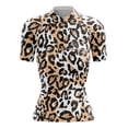 thumbnail image 1 of Maillot de Cyclisme pour Femmes à Imprimé Léopard - P, 1 of 3