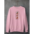 thumbnail image 3 of Remember To Be Happy Quote Sweatshirt Women -Image by Shutterstock, Female 5X-Large, 3 of 4