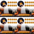 thumbnail image 1 of Party Supplies Mini Pumpkin Decorations with Faces for Festive Table Centerpieces and Event 10PCS,4-Pack, 1 of 7