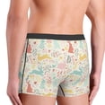 thumbnail image 5 of Balery Fall Rabbit Men's Boxer Briefs, Soft and Breathable Cotton Underwear with nylon Waistband-Small, 5 of 9