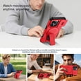 thumbnail image 6 of TECH CIRCLE For iPhone 16e PC+TPU Case with Sliding Camera Cover, Magnetic Wireless Charging, Adjustable Kickstand, Rugged Anti-Scratch Shockproof Heavy Duty Cover,Red, 6 of 10