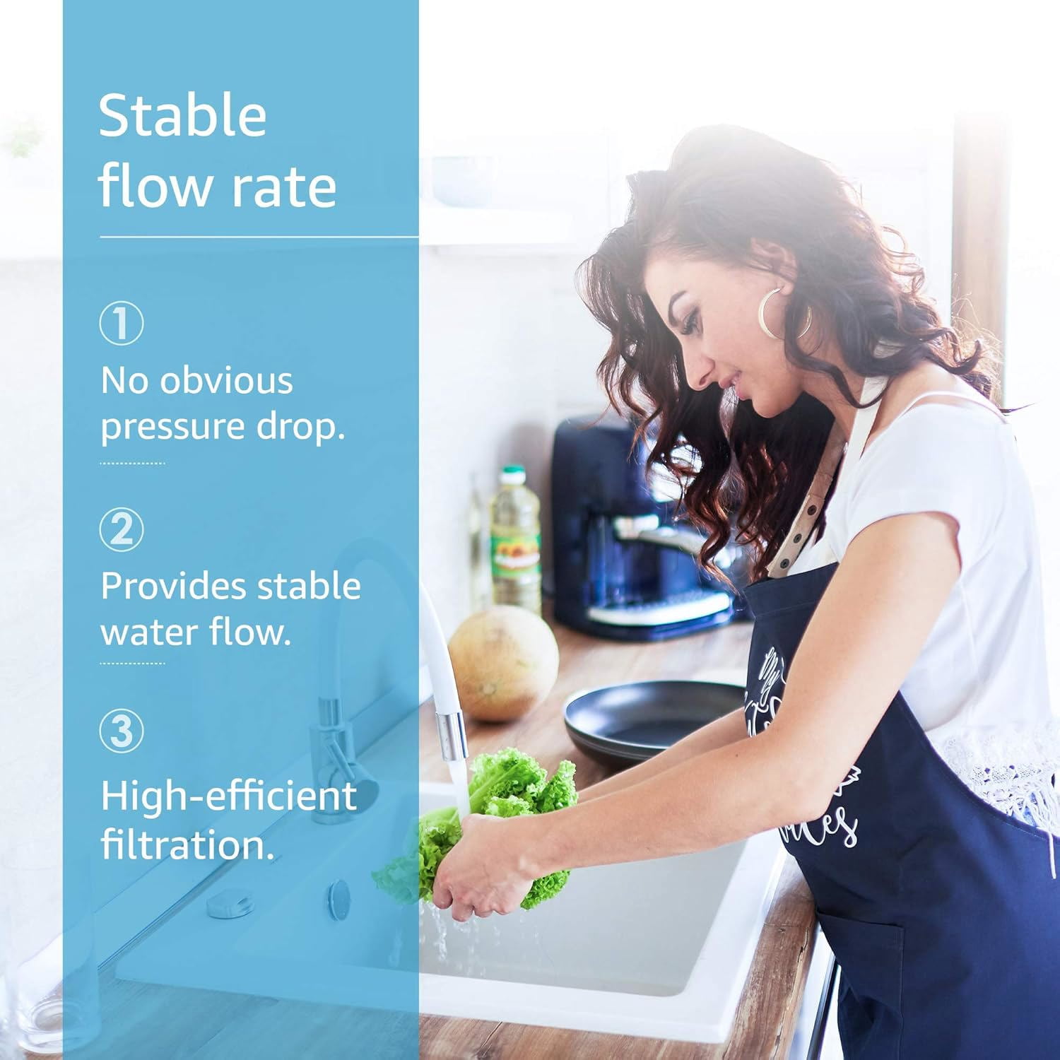 AQUA CREST DW85 Under Sink Water Filter, Replacement for Aqua-Pure® AP-DW85, 5584408, AP-DWS700, Cuno CFS8112, CFS8812X-S, CFS8720, KOHLER K-201-NA, KOHLER K-202-NA, Model No.WF60-85