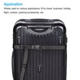 thumbnail image 5 of Unique Bargains 1m Length with Quick Release Buckle Luggage Straps, Black 3 Pack, 5 of 5