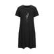 thumbnail image 5 of Camisón corto de talla grande para mujer, camisón de manga corta con estampado de pecho a la moda, camisón para mujer, 5 of 7