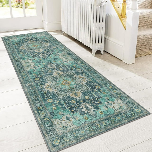 Area Rugs x for Living Room Machine Washable Rug for Hallway Kitchen Low Pile Print Rug for Bedroom Dining Room Home Office
