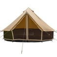 thumbnail image 2 of White Duck Outdoors Regatta Canvas Bell Tent, 360 Mesh, Sandstone Beige, 13', Water Repellent Glamping Yurt, Max Occupancy 6 People, 2 of 8
