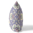 thumbnail image 3 of Divine Flowers Throw Pillow in Purple 18x18, 3 of 4