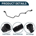 thumbnail image 4 of Manguera del radiador Unique Bargains Manguera de calefacción del radiador Manguera de salida del radiador No.17128678503 para BMW 840i xDrive 2021-2022 Tubo de refrigerante de plástico Negro 1 Pc, 4 of 6