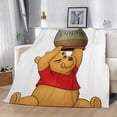 thumbnail image 5 of Winnie the Pooh Throw Blanket Ultra-Soft Comfortable Blankets Flannel Fits Couch Sofa Office Suitable for All Season 40"x60", 5 of 10