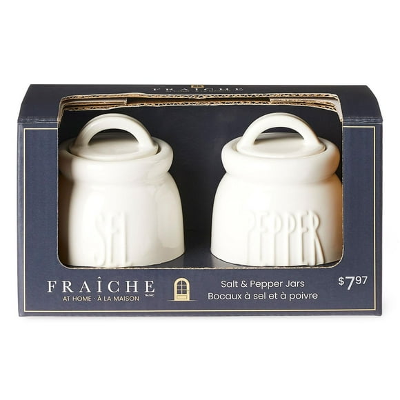 Salière et poivrière FRAÎCHE collection printanière Taille unique