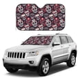 thumbnail image 4 of Bingfone Rose Flowers Car Windshield Sunshade,Sun Foldable Sun Shield Sun Visor for Car - Small, 4 of 8