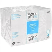 Georgia Pacific  9.5 x 13 in. A400 Disposable Patient Care 1 by 4 Fold Wipe Washcloths, White
